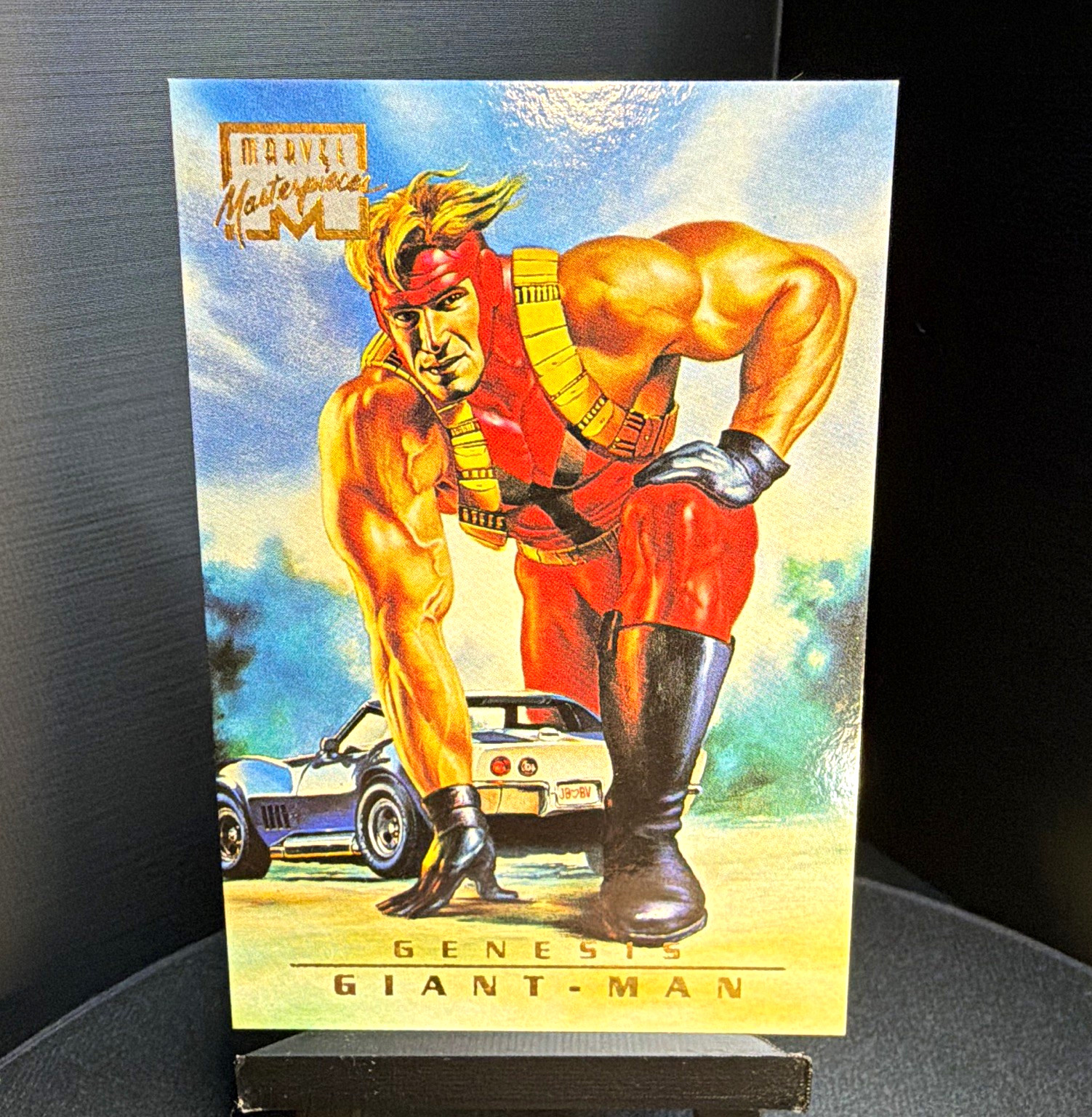 Fleer/SkyBox 1996 Marvel Masterpieces Giant-Man Genesis #90 Non-Sport Base