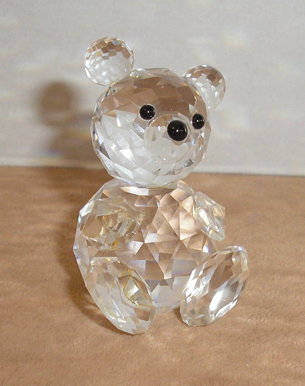 Swarovski Crystal Teddy Bear - A7664-NR044 000 1985-1988 Block Logo No Box