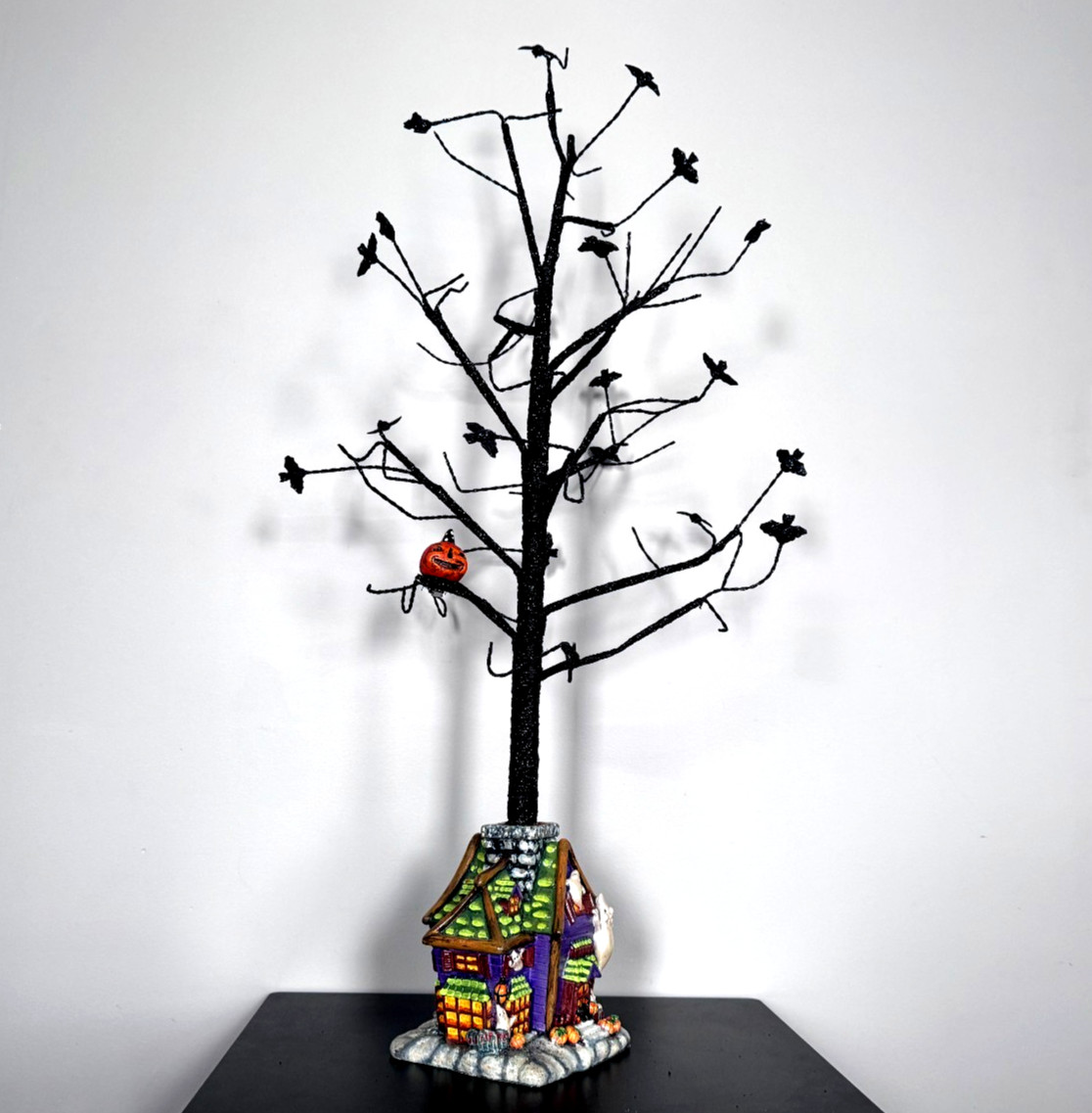 RETIRED Christopher Radko Howl Manor Halloween Ornament Tree 36”