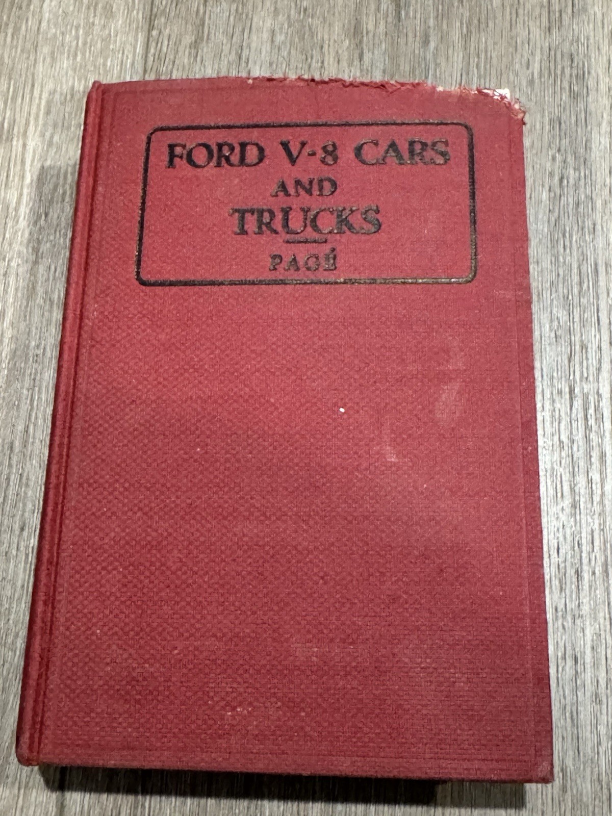 1946 Ford V8 Cars And Trucks Construction Operation Repair Vintage HC Book