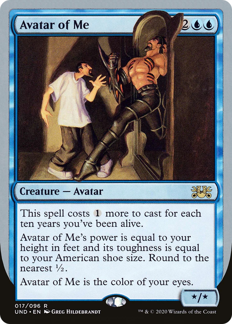 Avatar of Me [Unsanctioned] Magic MTG
