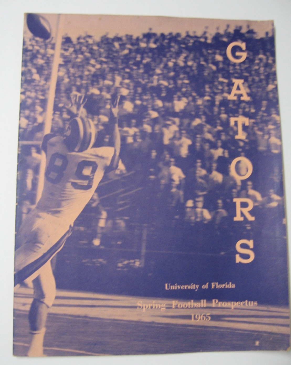 1965 Univ. of Florida Gators Spring Football Prospectus Guidebook Steve Spurrier