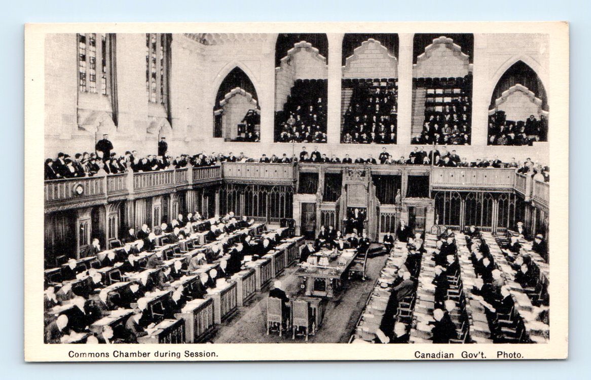 Commons Chamber during session \'Canadian Gov\'t Photo\' CANADA Postcard 