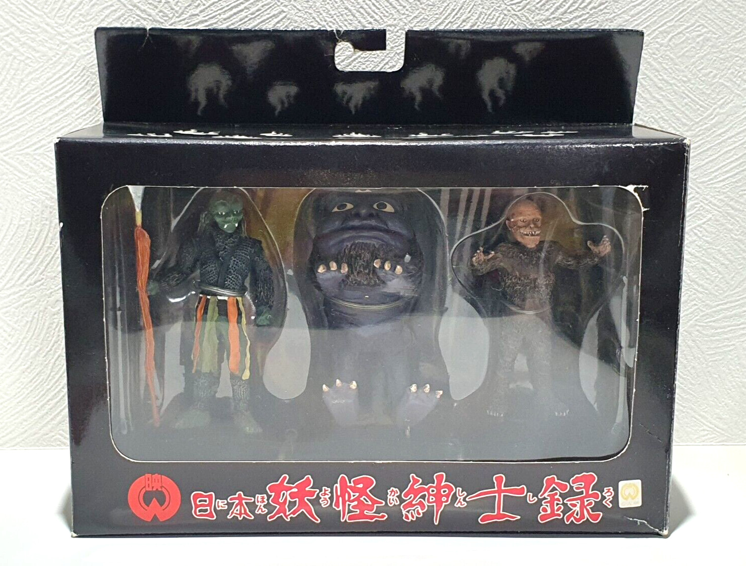 X-Plus Yokai Hyaku Monogatari AOBOZU/USHIONI/HYOSUBE Demon Monster figure set