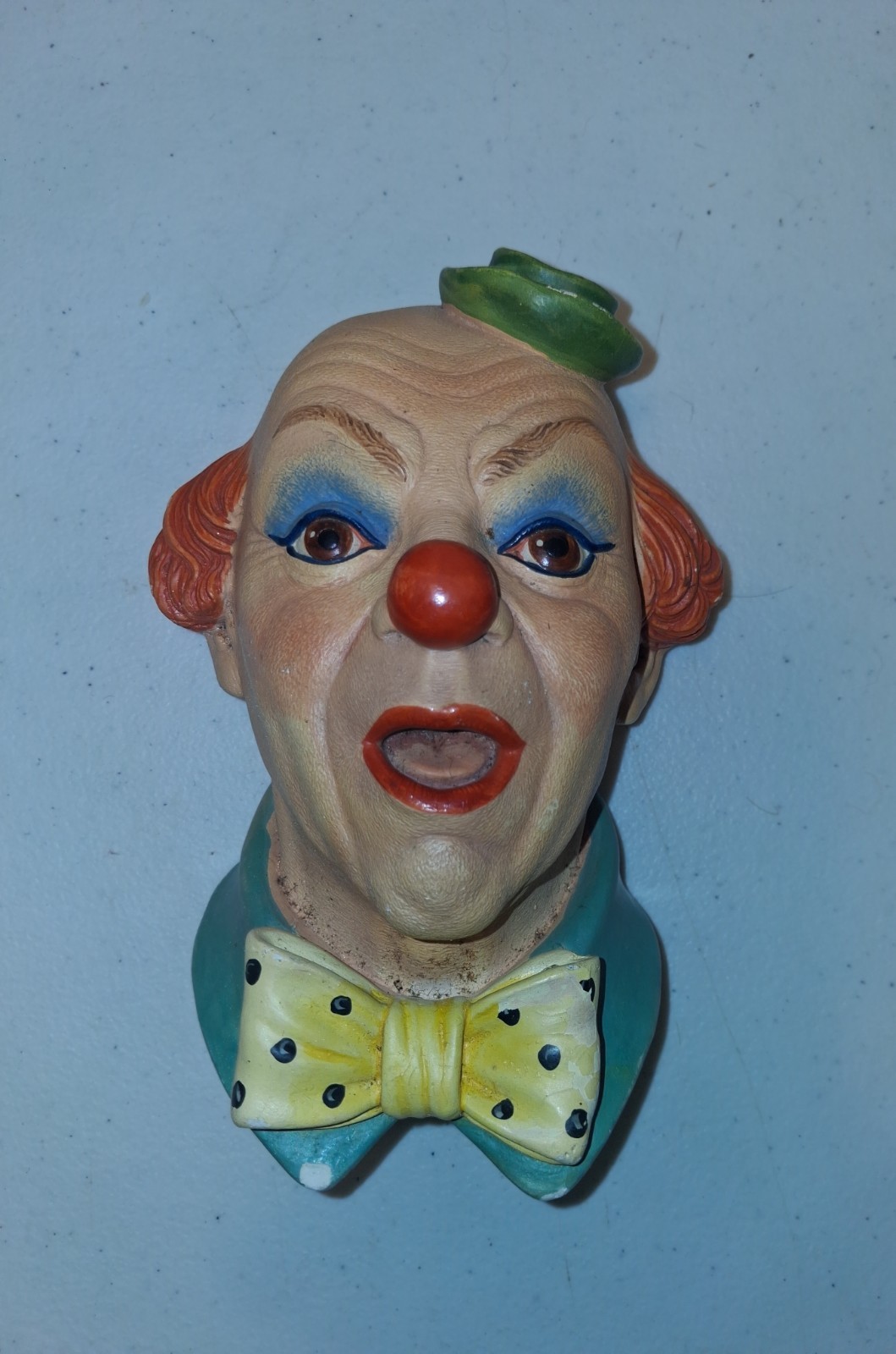 Vintage 1984 Legend Products Clown No. 3 Chalkware Wall Hanger Bust England...