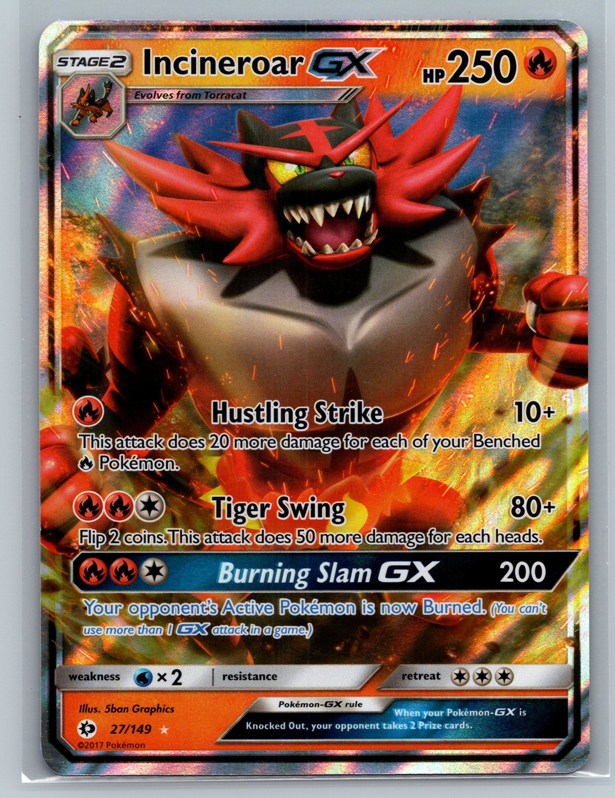 SM Base Set #27/149 Incineroar GX