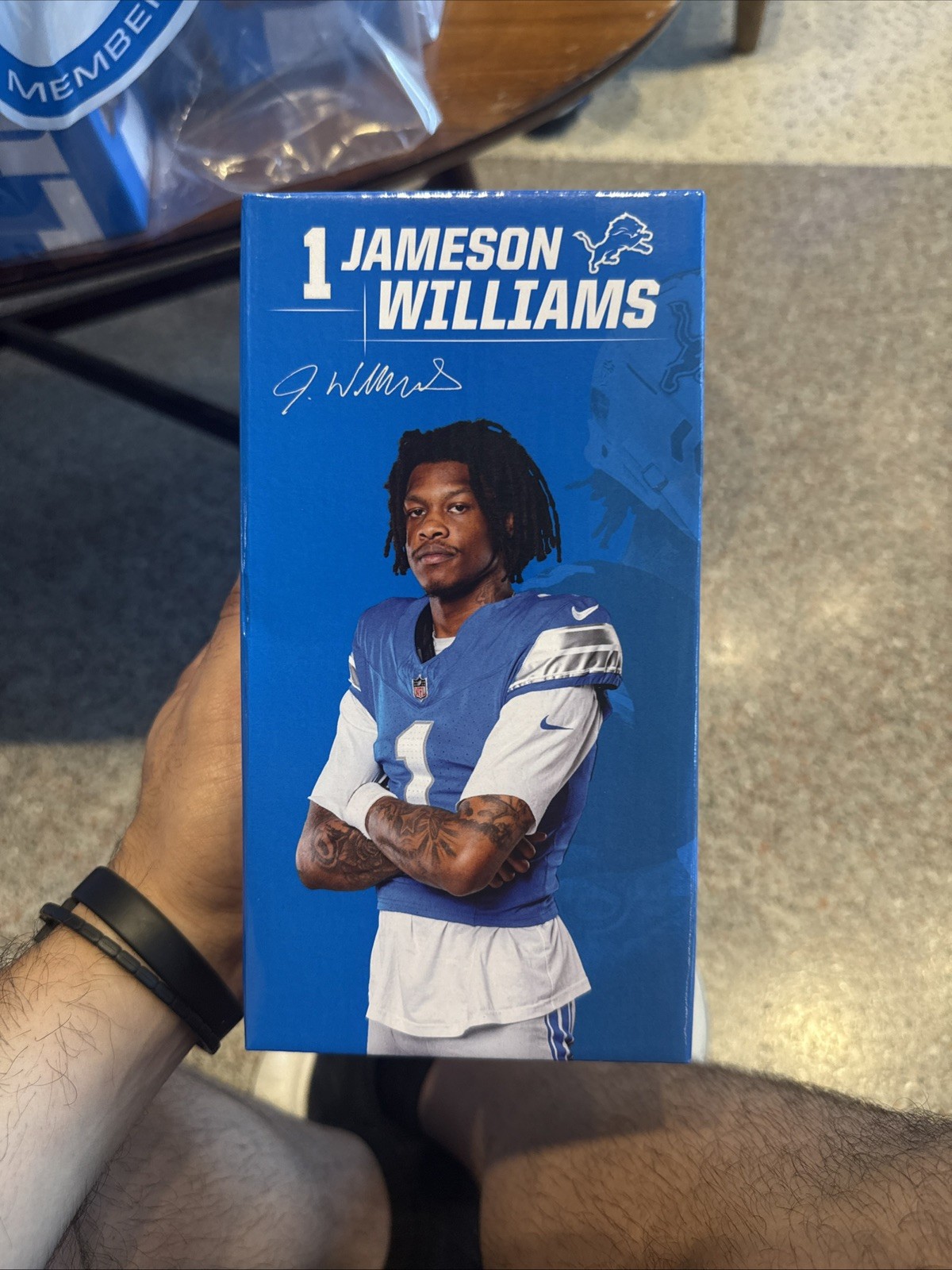 JAMESON #1 WILLIAMS  Exclusive Detroit Lions Bobblehead 08/19 2026