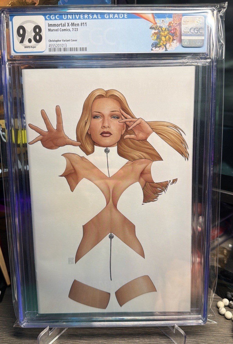Immortal X-Men #11 - CGC 9.8 - Virgin-Custom-Emma Frost John Tyler Christopher