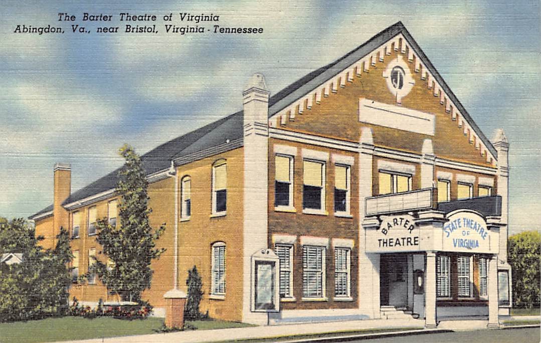 The Barter Theatre of Virginia Abingdon VA near Bristol Virginia Tennessee VTG