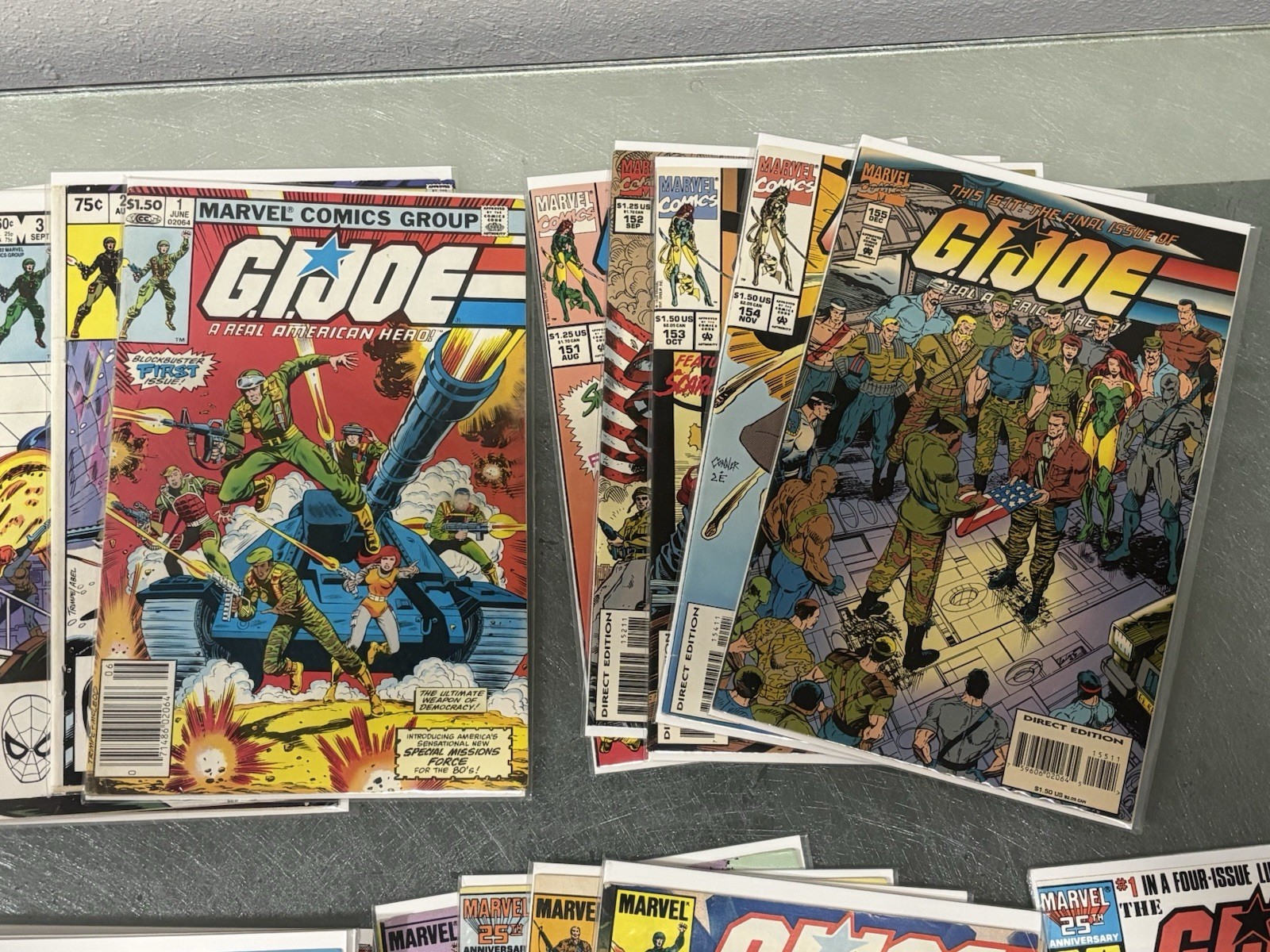 Marvel G.I.Joe Comic Complete Run 1982-1994 Issues 1-155 Plus Bonus 40 Books