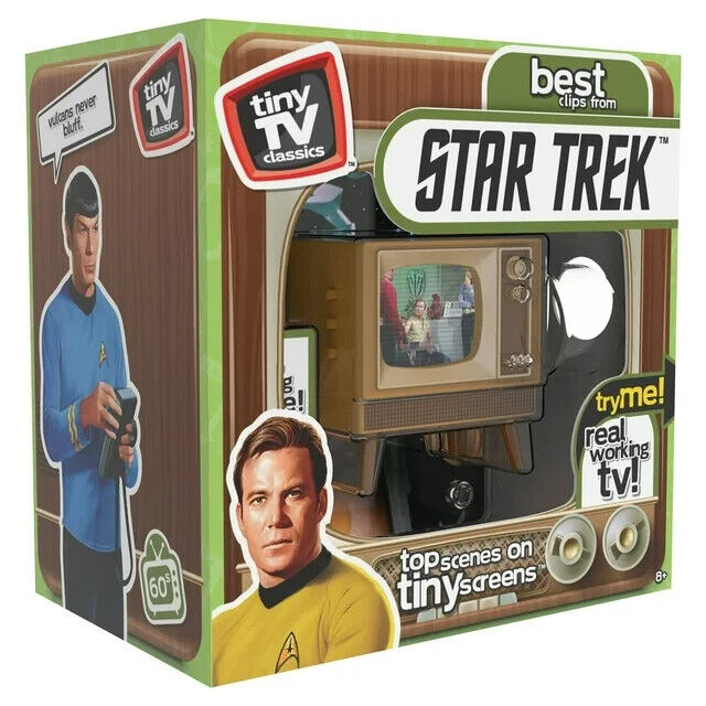Tiny TV Classics - Star Trek Edition - Collectible Toy - Watch Top Star Trek Sce