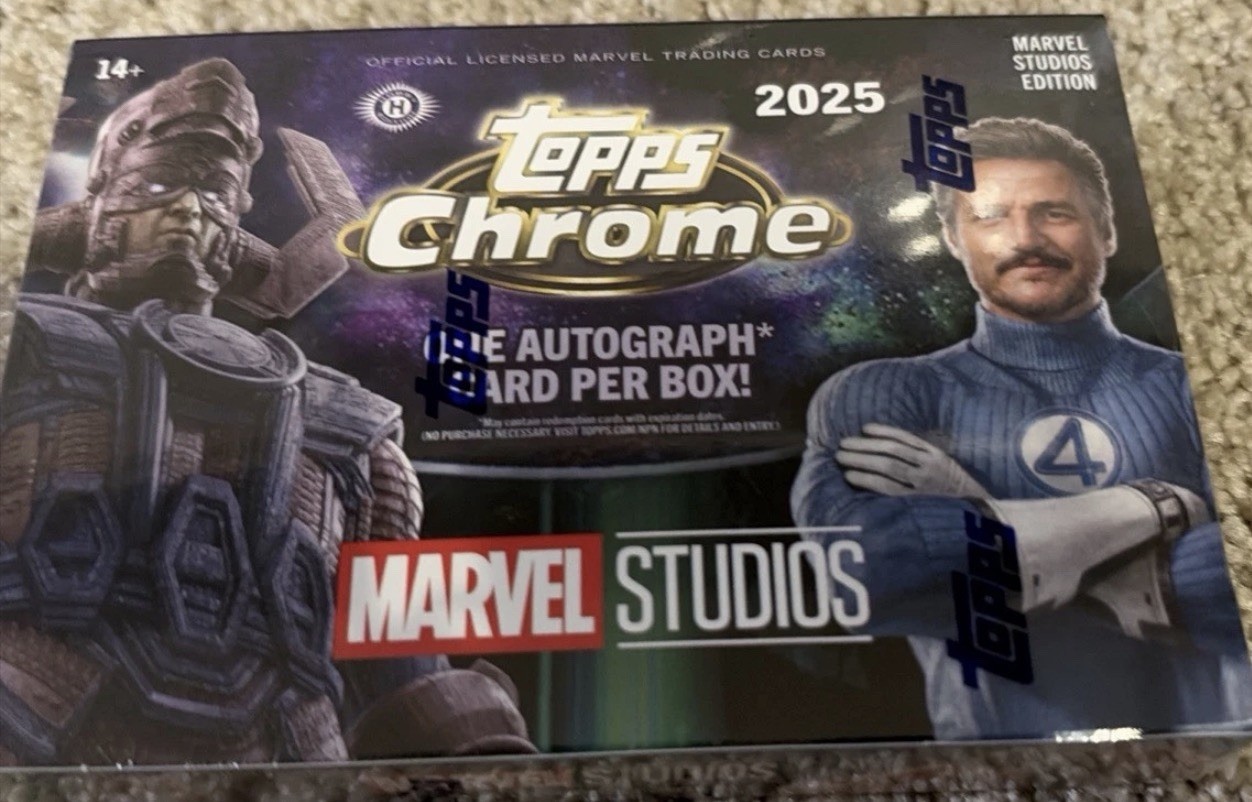 2024/25 TOPPS MARVEL STUDIOS CHROME DELIGHT BOX