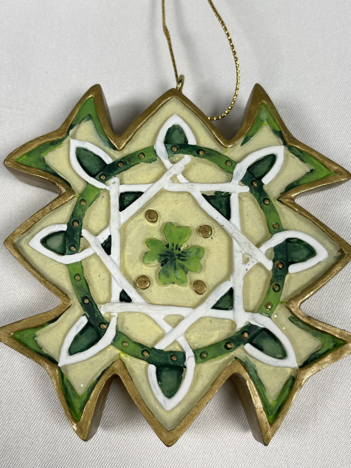 Dillard\'s Trimmings Christmas Ornament Irish Celtic Shamrock of Life