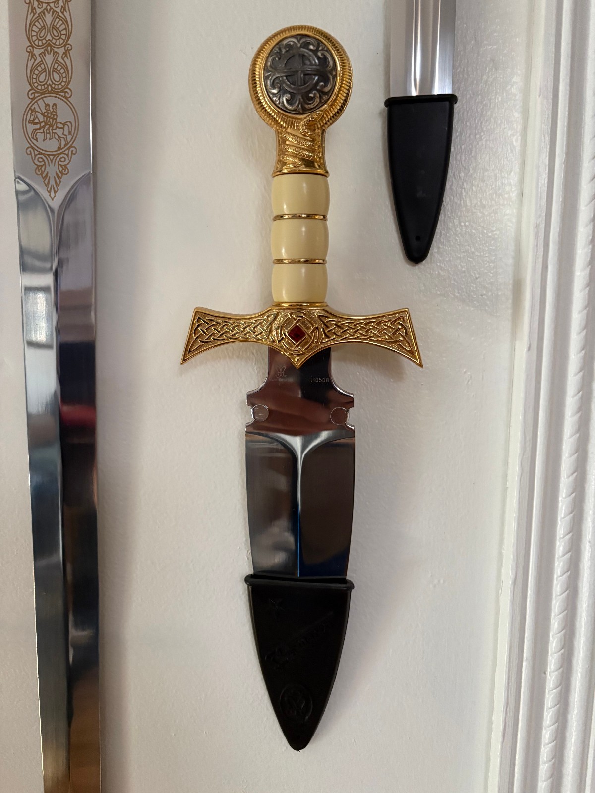 Claymore Gold Edition Highlander Official Dagger H0508 by Marto of Toledo Spain