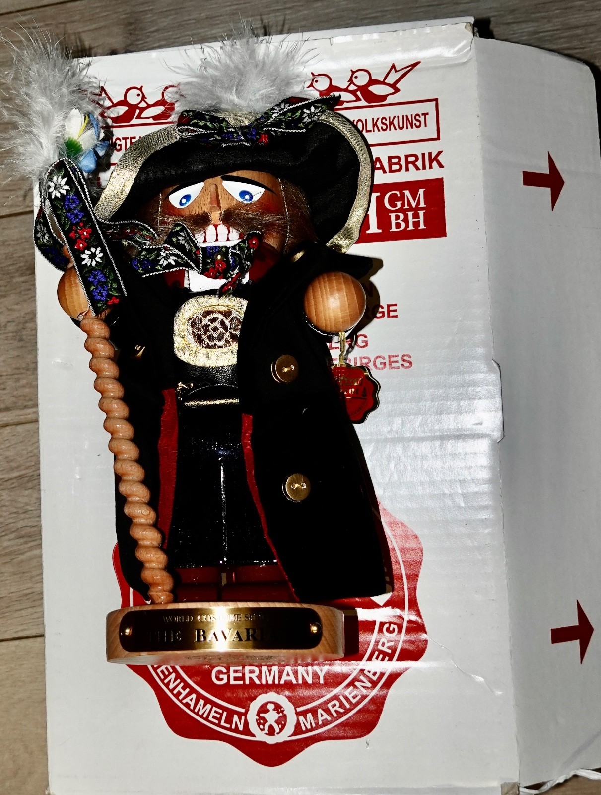 Original Steinbach Nutcracker - The Bavarian - 16 inch - Limited Edition . MINT