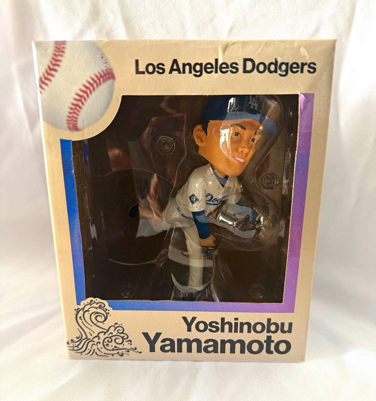 Security Benefit LA Dodgers Yoshinobu Yamamoto #18 Bobblehead Boxed Unopened