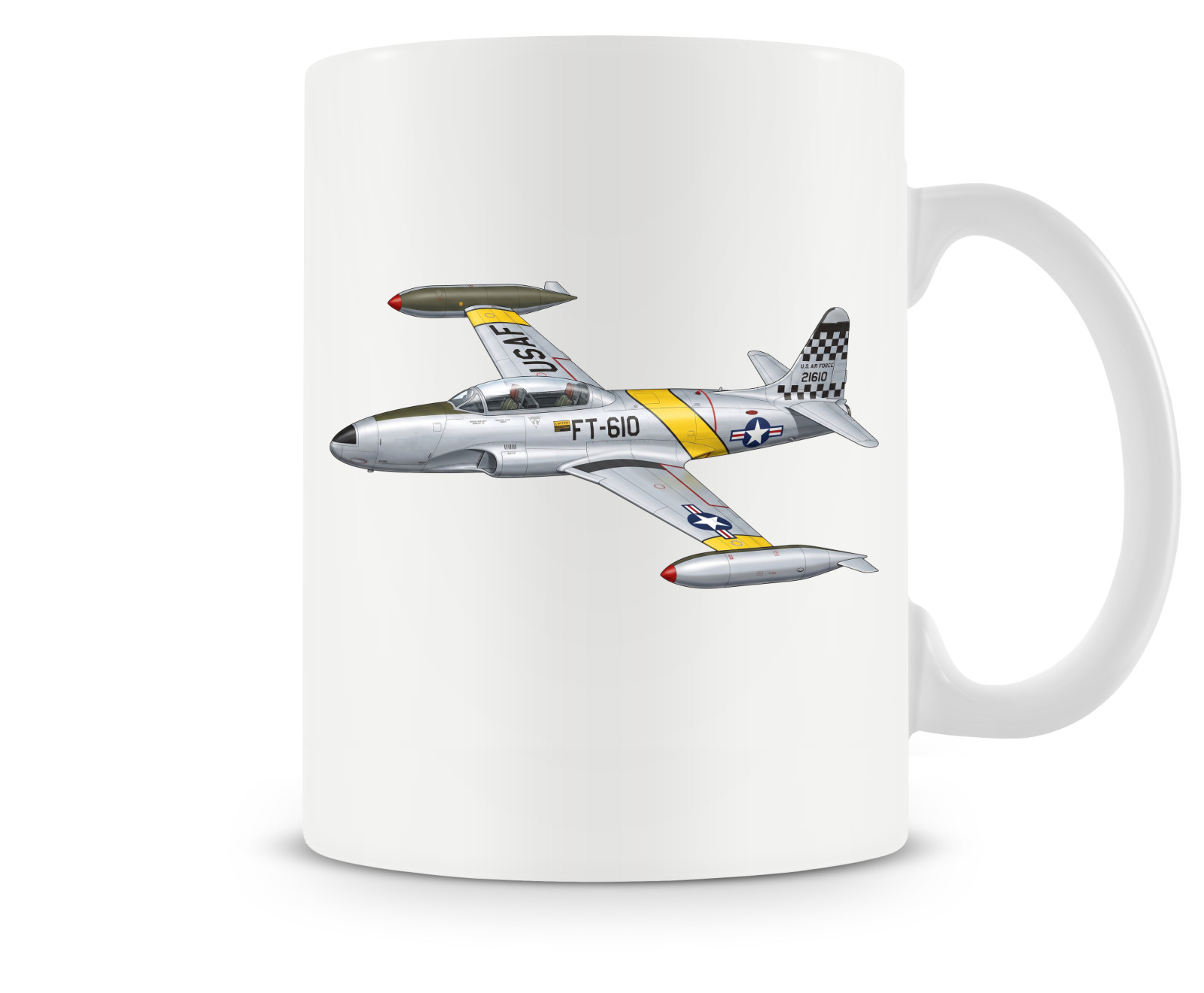 Lockheed T-33 Shooting Star Ceramic Coffee Mug - 15oz.