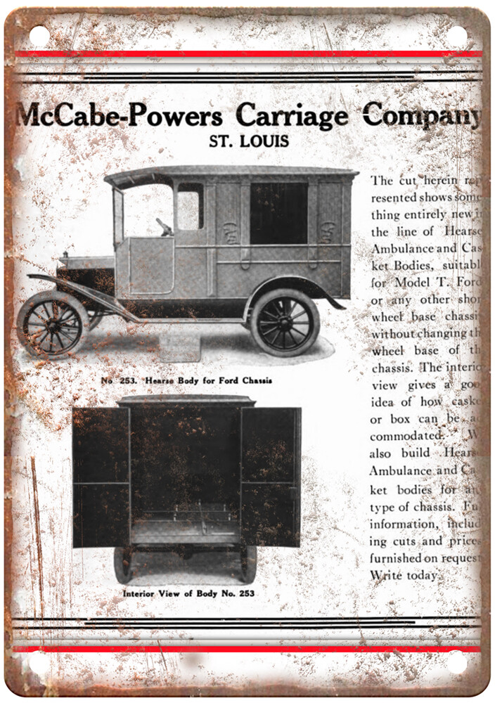 Vintage 1915 Ad Retro Look Metal Sign A6475