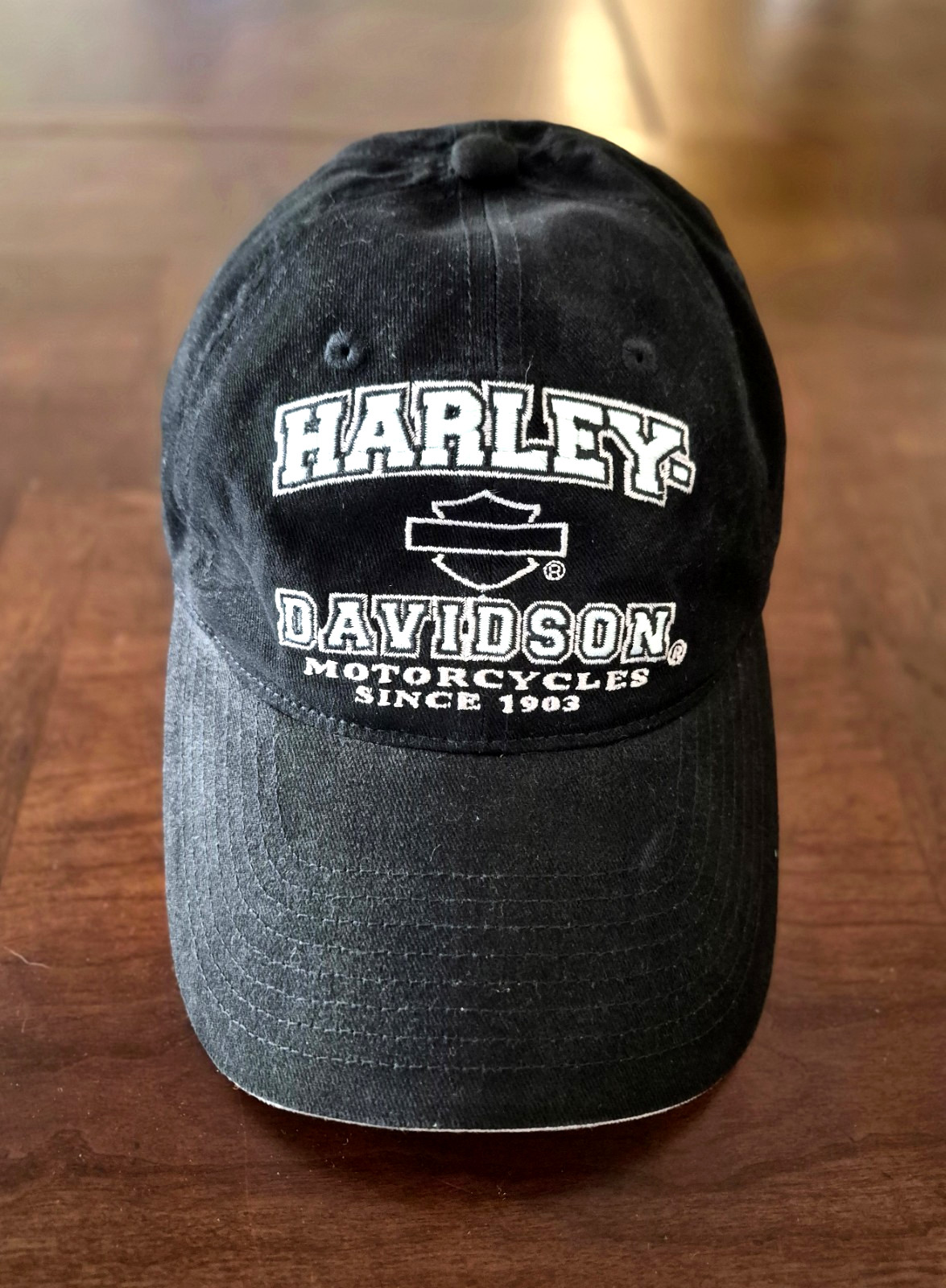 Orlando -Harley-Davidson Black Embroidered Cap Hat \