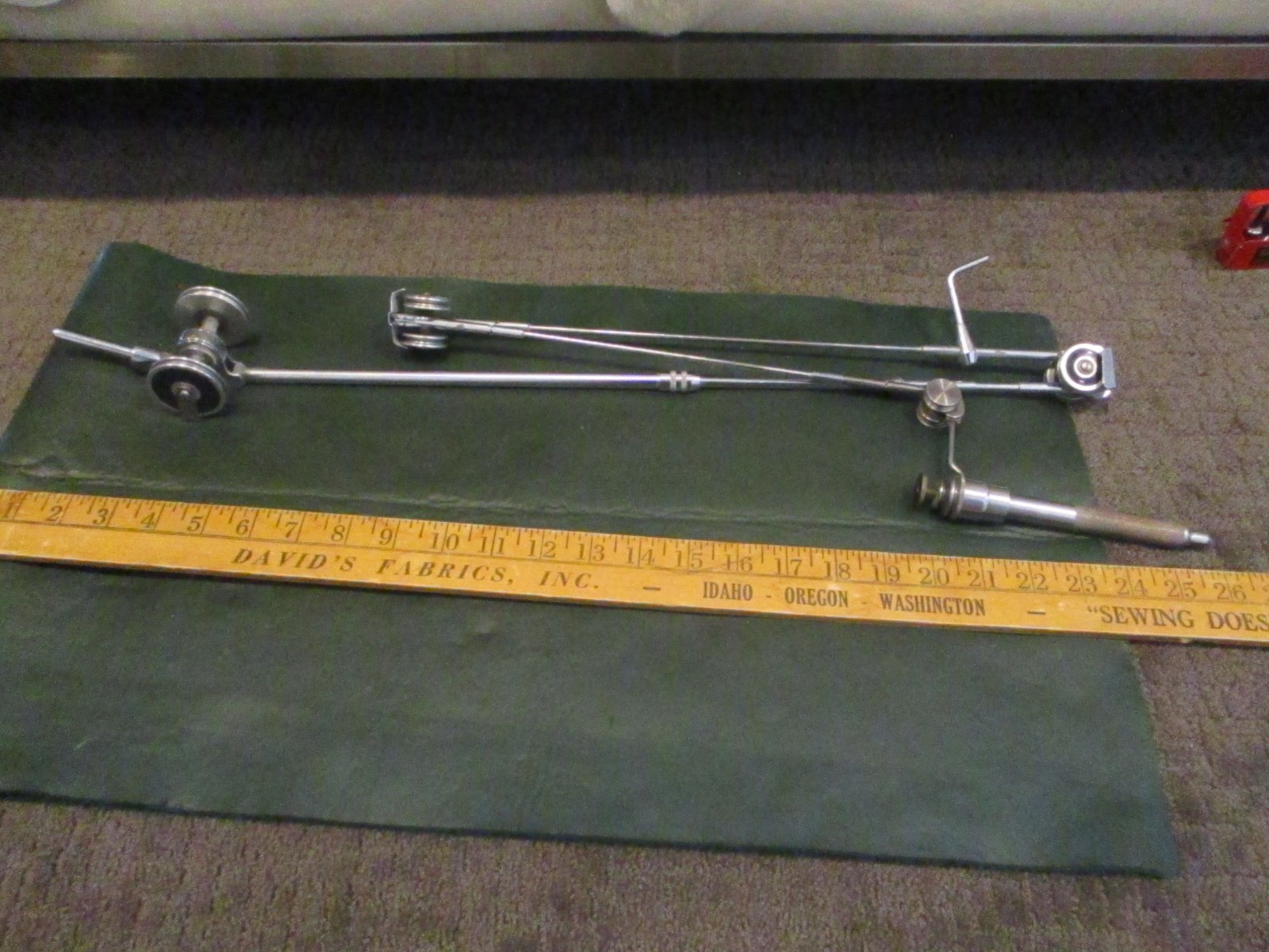Vintage Emesco 603D Belt Driven Dental Jeweler jewelry Arm & Drill