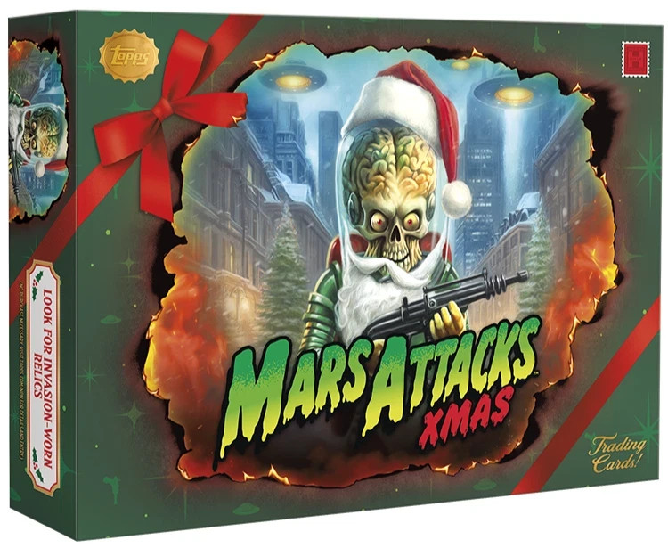 2026 TOPPS MARS ATTACKS CHRISTMAS HOBBY BOX (50 Cards) Brand New Presale Confirm