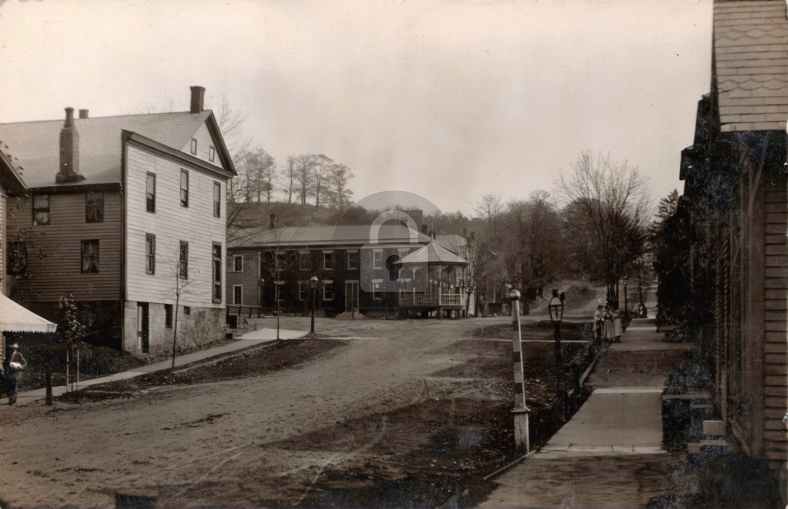 Wilmot OH Ohio Main Street Looking E Stark County RPPC Photo Postcard COPY
