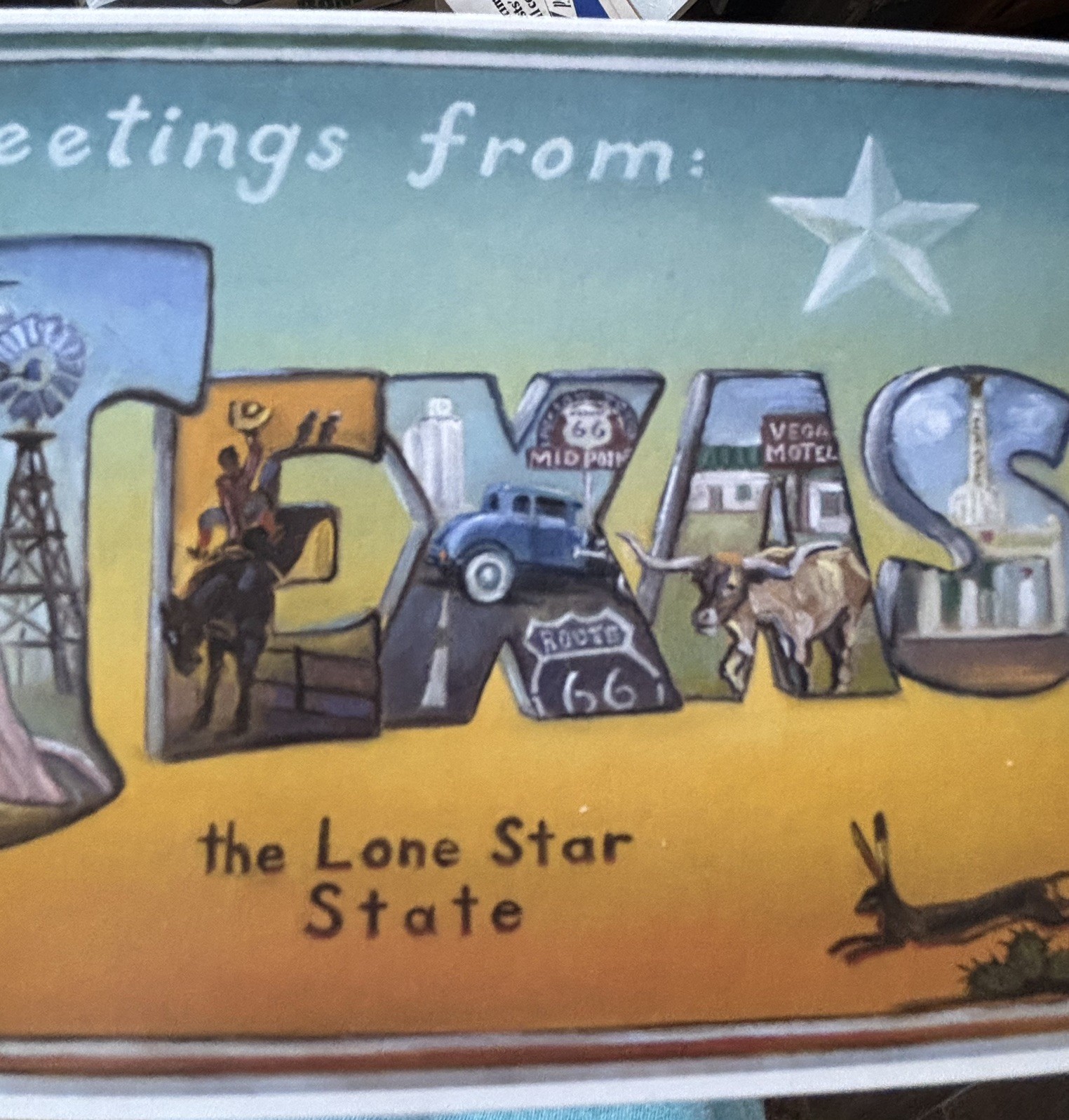 Post Cards -Route 66 Texas highlights- 100 cards per order 