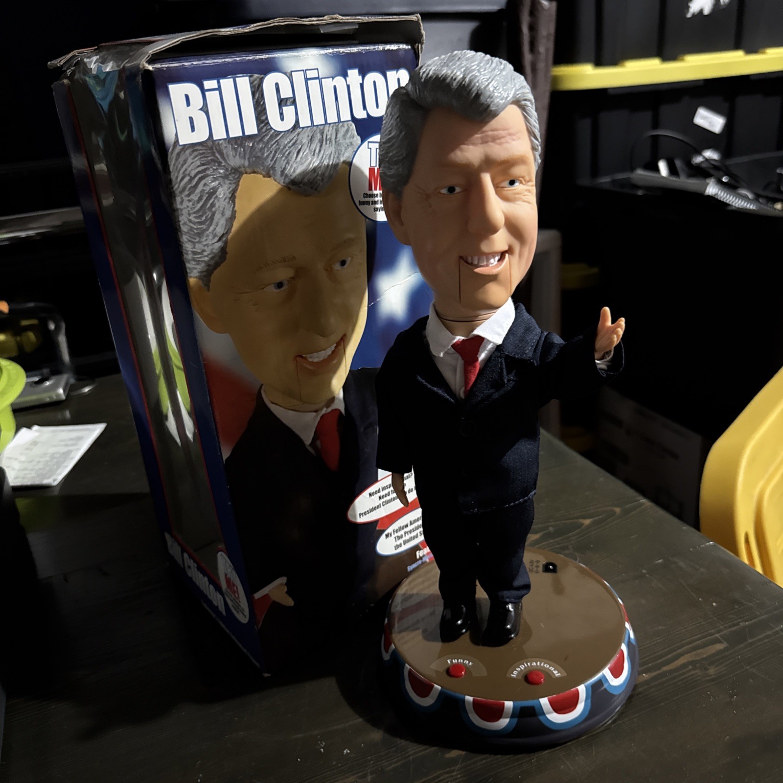 2004 Bill Clinton Talking Gemmy Doll Collector's Edition Figure READ DESCRIPTION