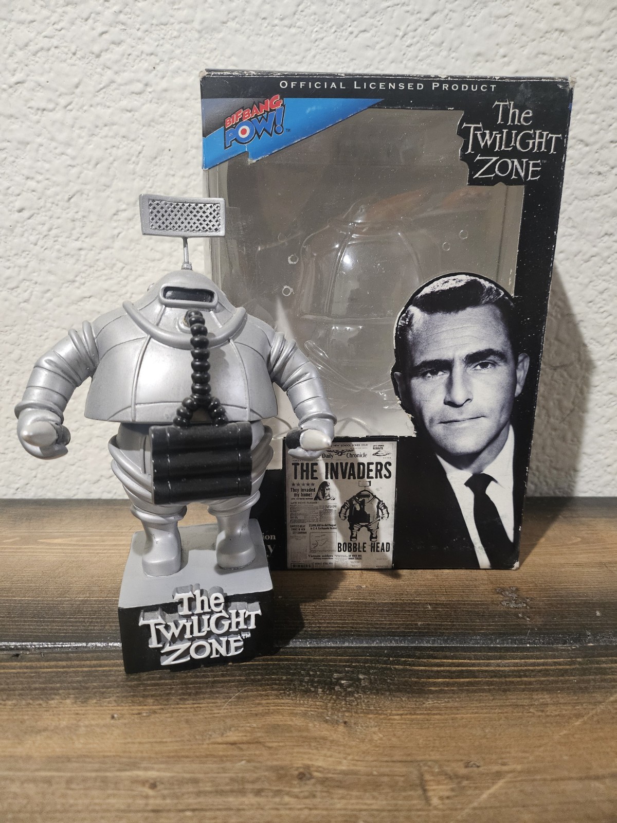 The Twilight Zone The Invaders Bobble Head Bif Bang Pow 2009 Television City 