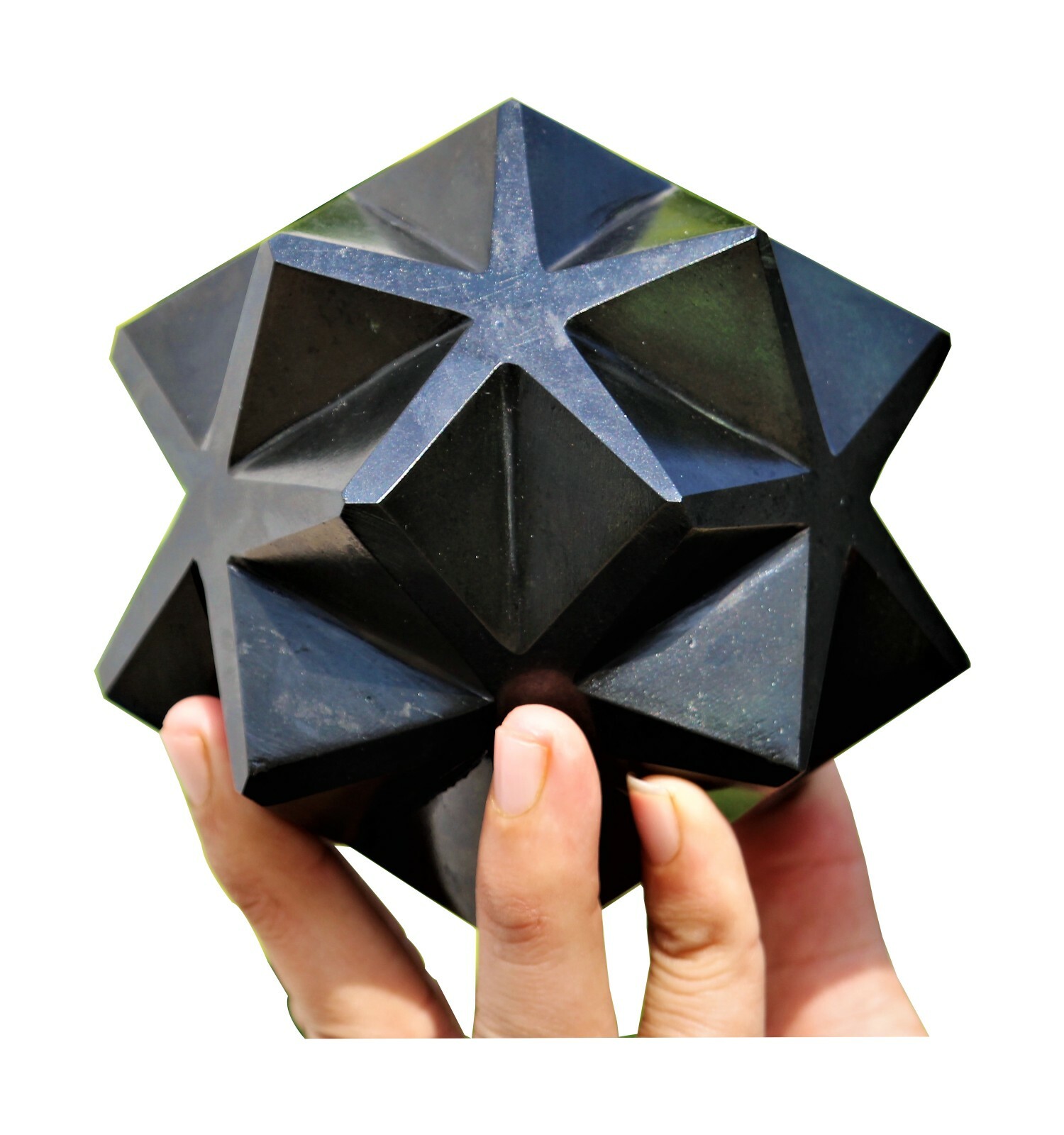 Superb 90MM Black Tourmaline Crystal Quartz Healing Stone Star Metaphysical