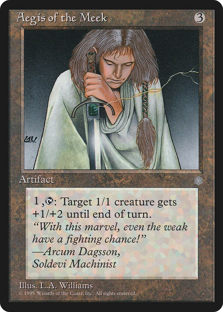 Aegis of the Meek [Ice Age] Magic MTG