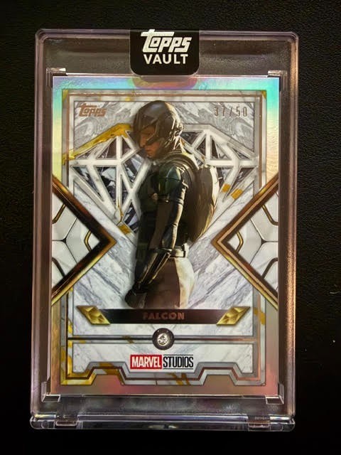 2026 Topps Vault Marvel Diamonds Falcon MD-90 Silver 37/50 Brave New World