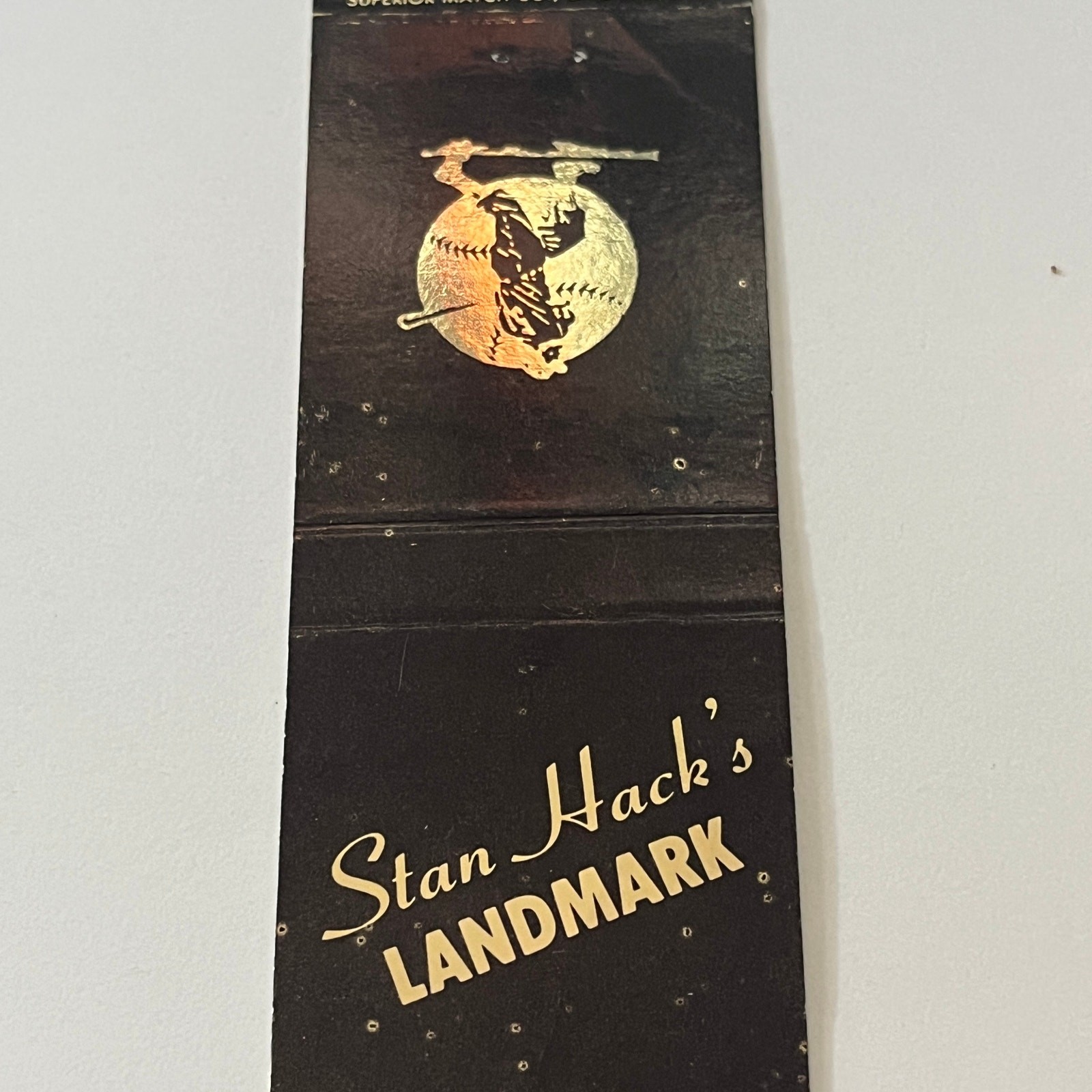 Stan Hack's Landmark Restaurant Grand Detour Vintage Matchbook Cover MM5-7