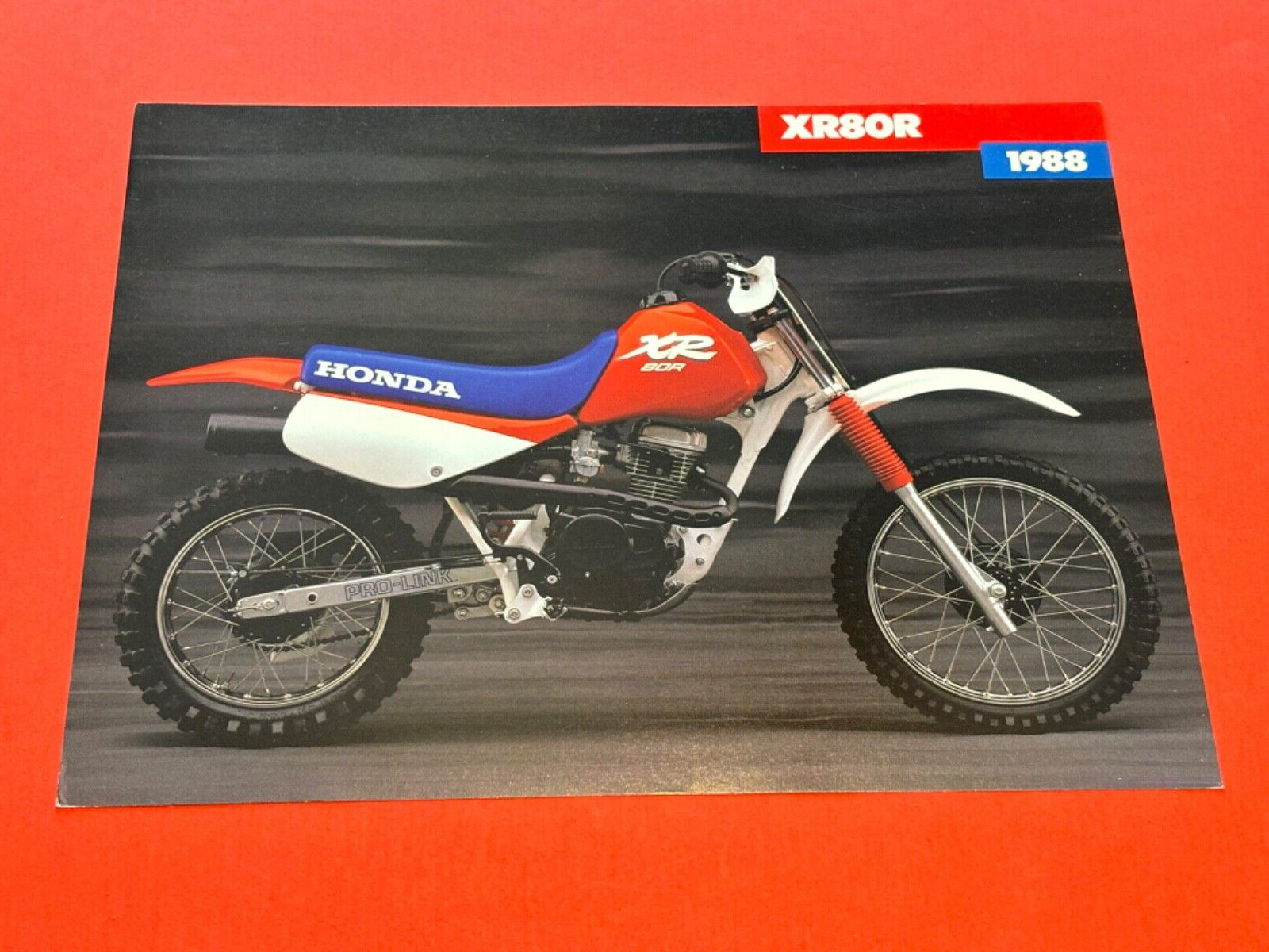Original 1988 Honda XR80R  Dealer Sales Brochure