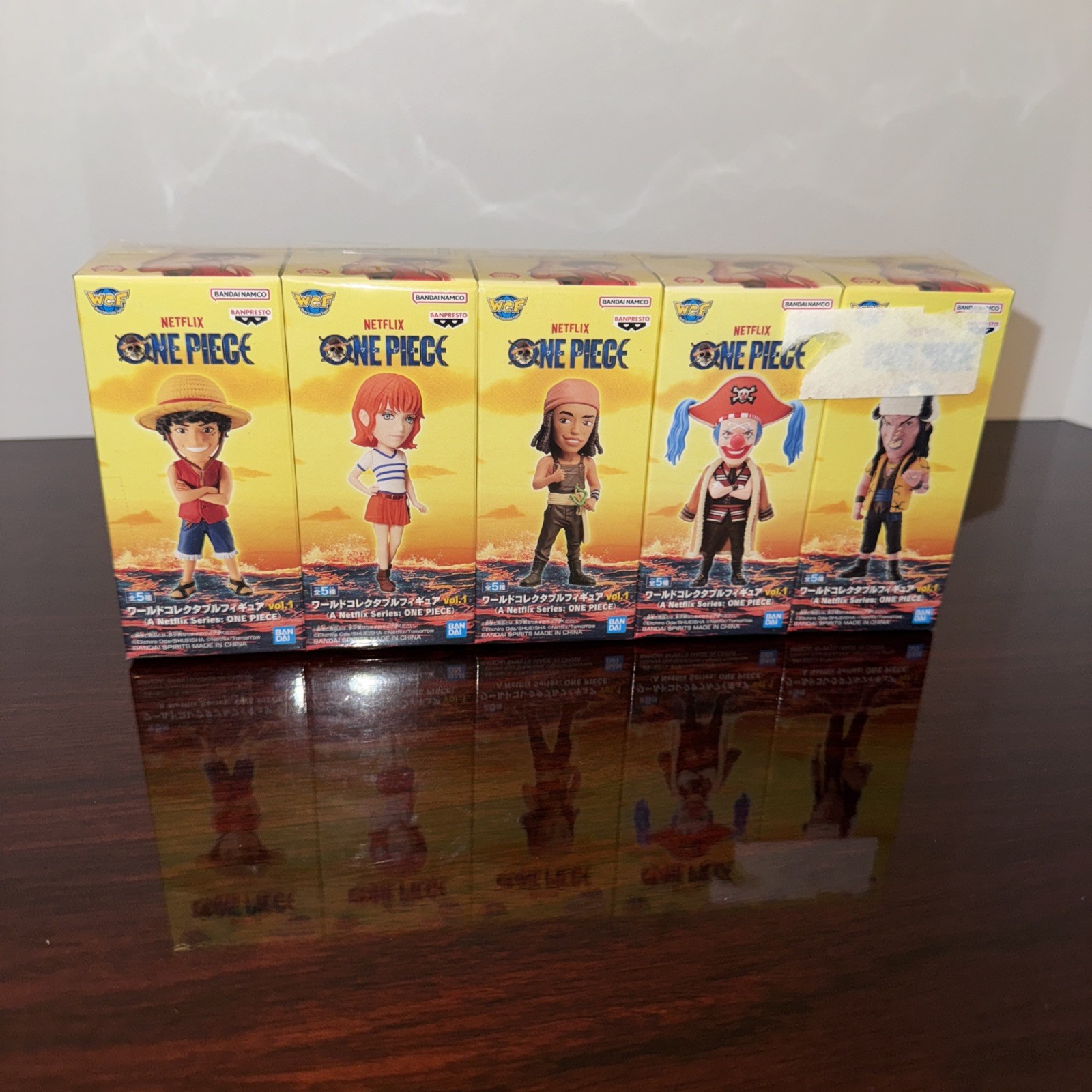 One Piece Netflix WCF Banpresto Bandai Lot Of 5 Japanese Luffy Naomi Usopp Buggy