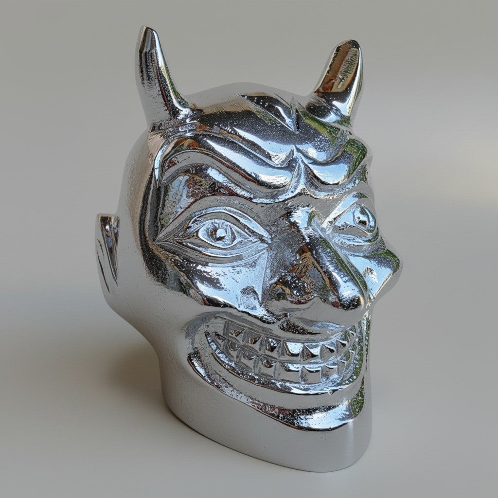 Devil Chrome-Plated Aluminum Gear Shift Knob
