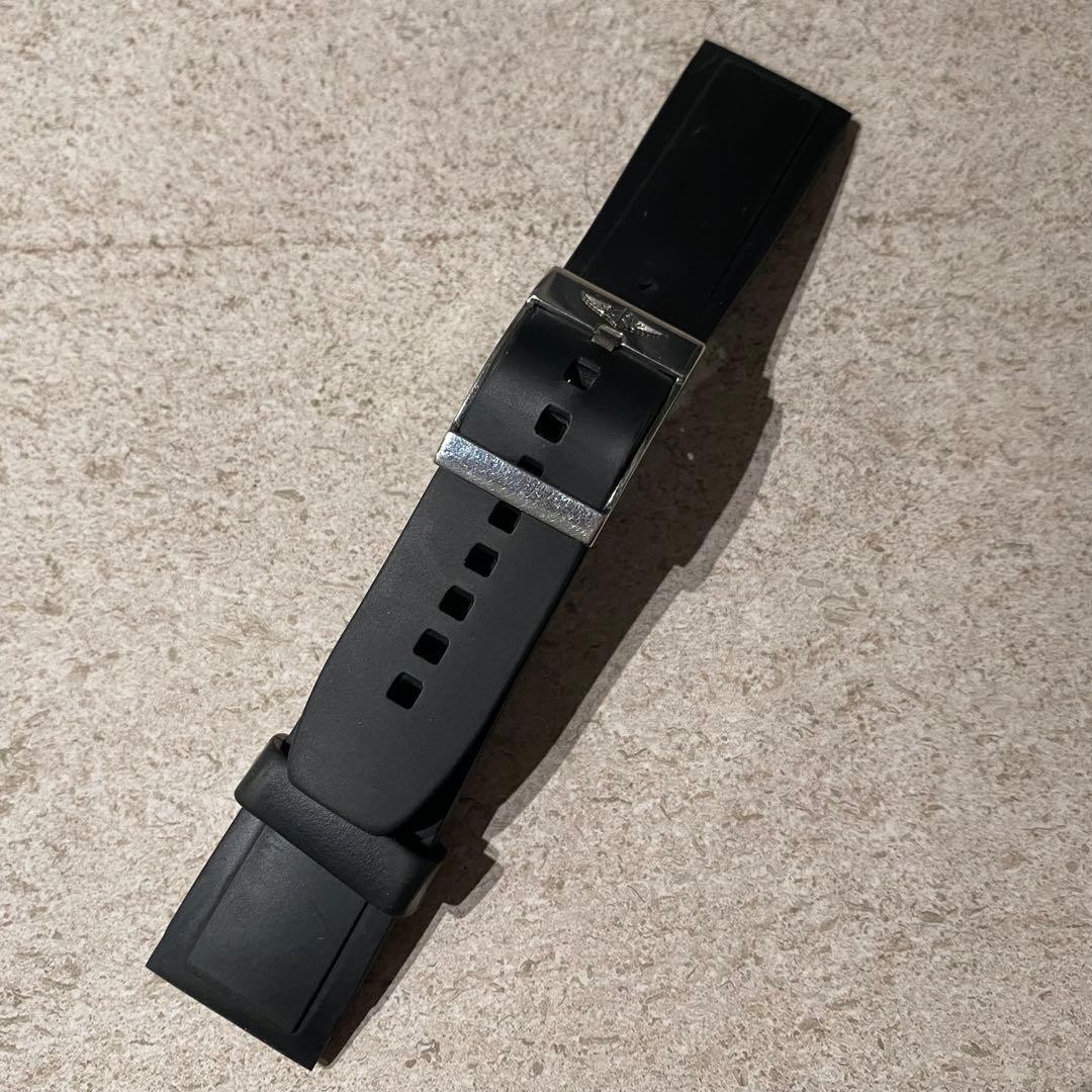   Breitling Genuine Belt Black 24Mm