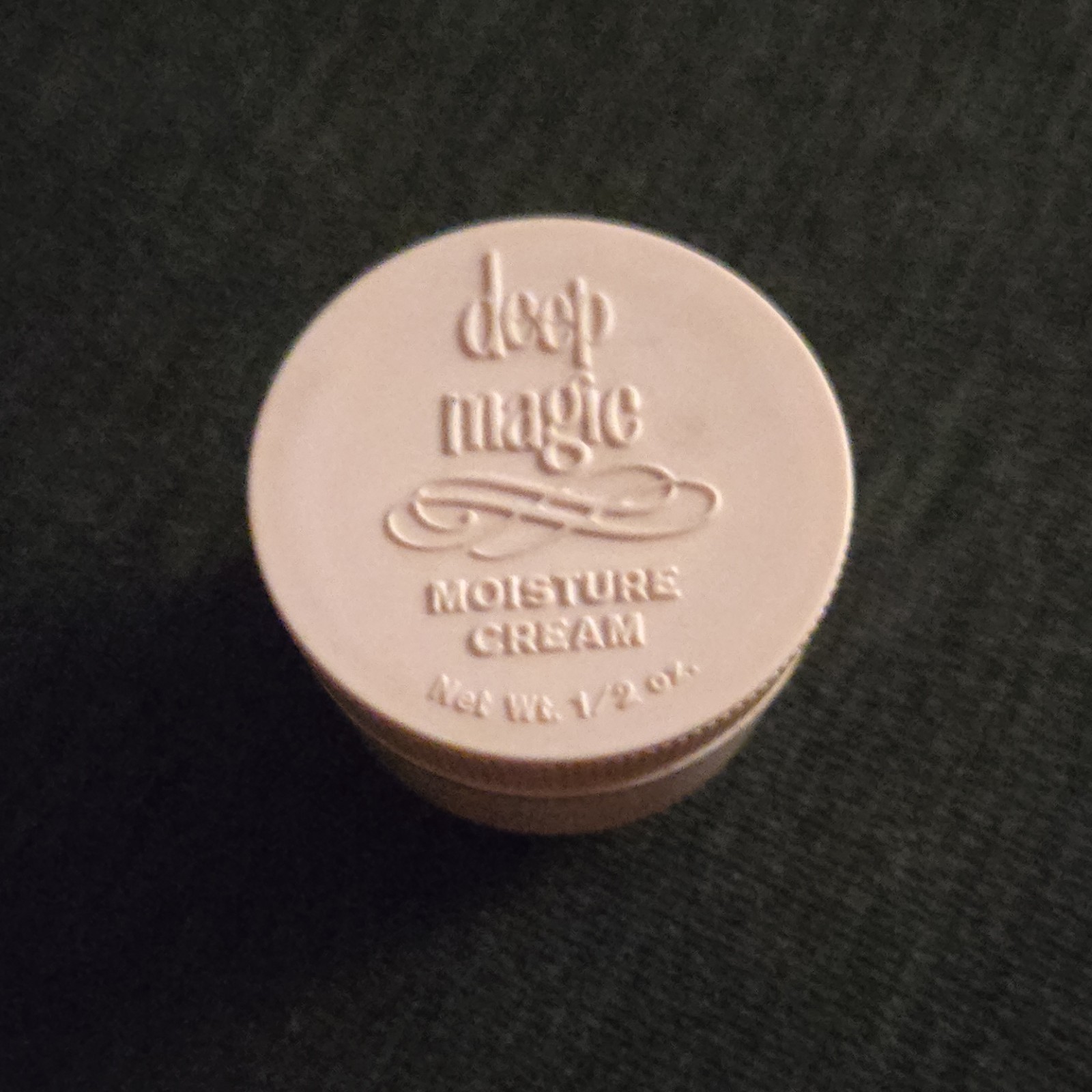Vtg RARE Deep Magic Moisture Cream Jar 1/2 oz Container The Toni Co Chicago IL
