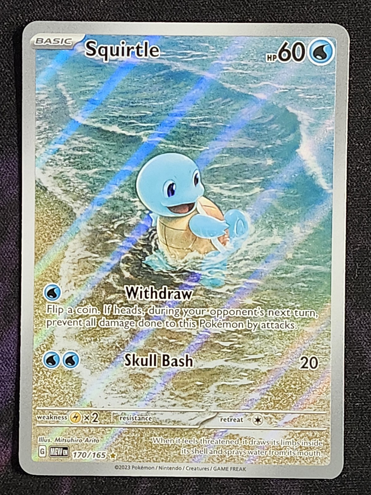 Pokemon Squirtle 170/165 Pokemon 151 MEW