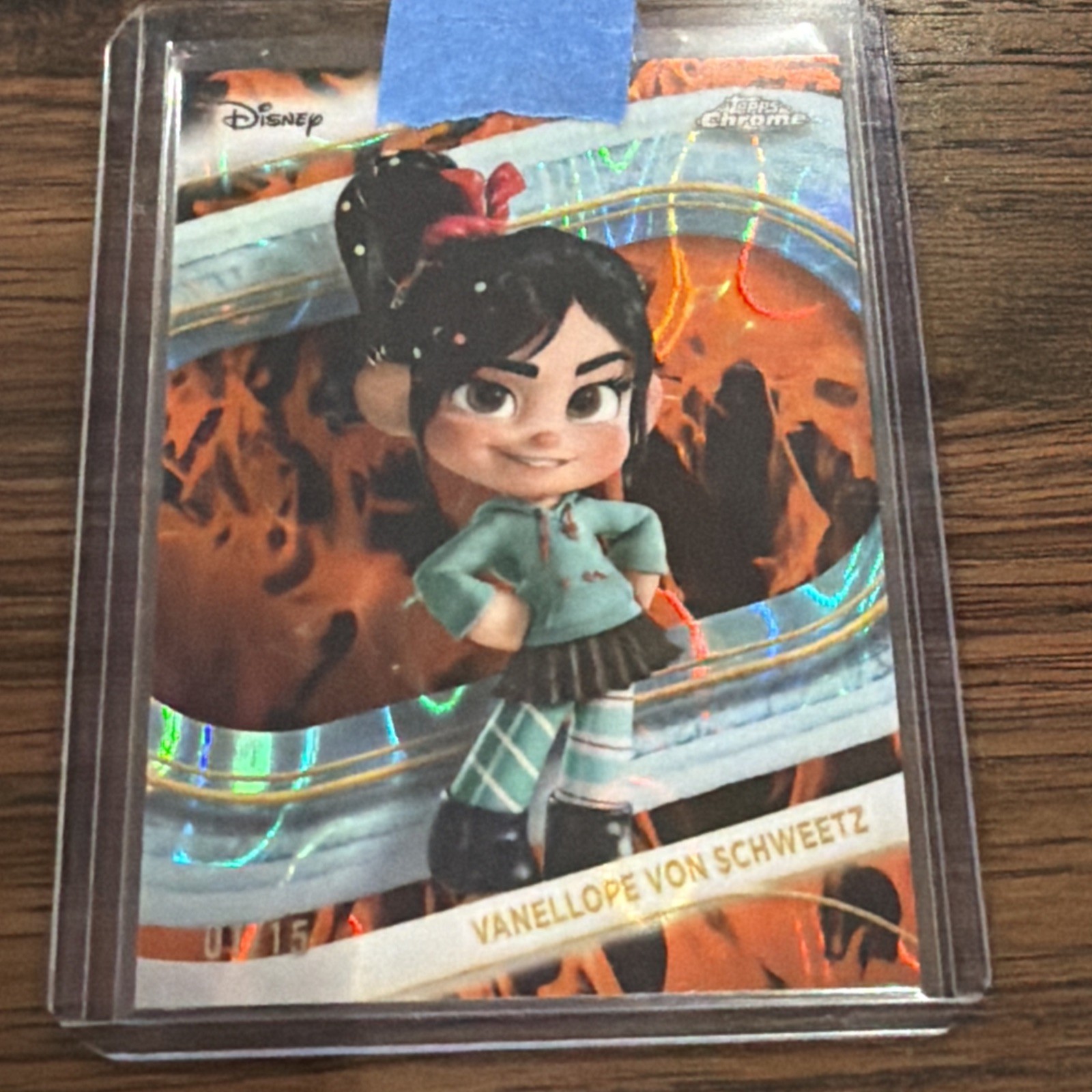 2025 Topps Chrome Disney #67 Vanellope Von Schweetz Incinerator Lava