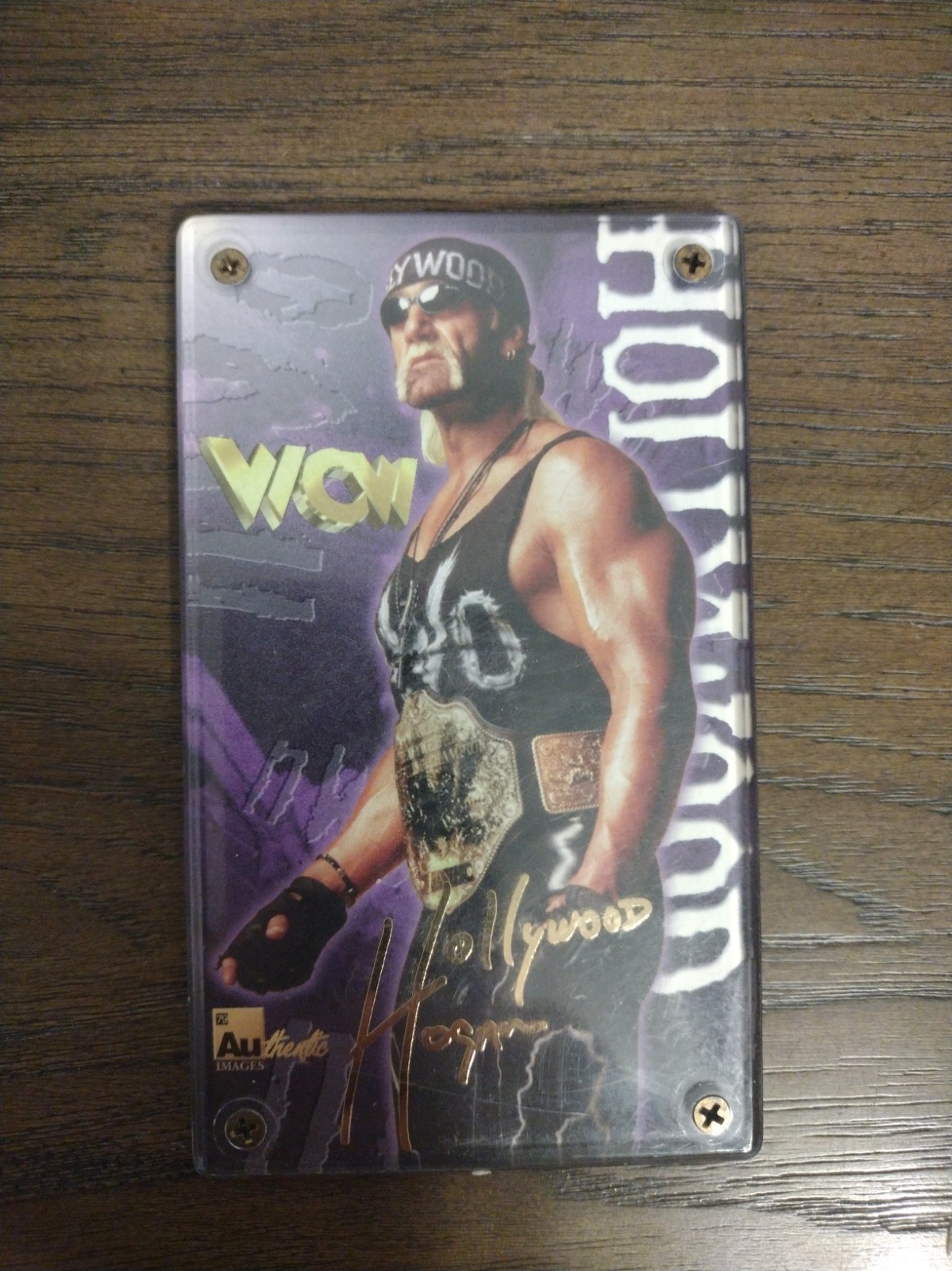 Authentic Images WCW Hollywood Hogan 24K Gold Signature Card 1956/1999