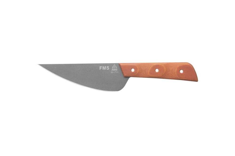 TOPS Frog Market Special XL Knife FMS5-02 1095 Steel USA Kydex Sheath Slicer