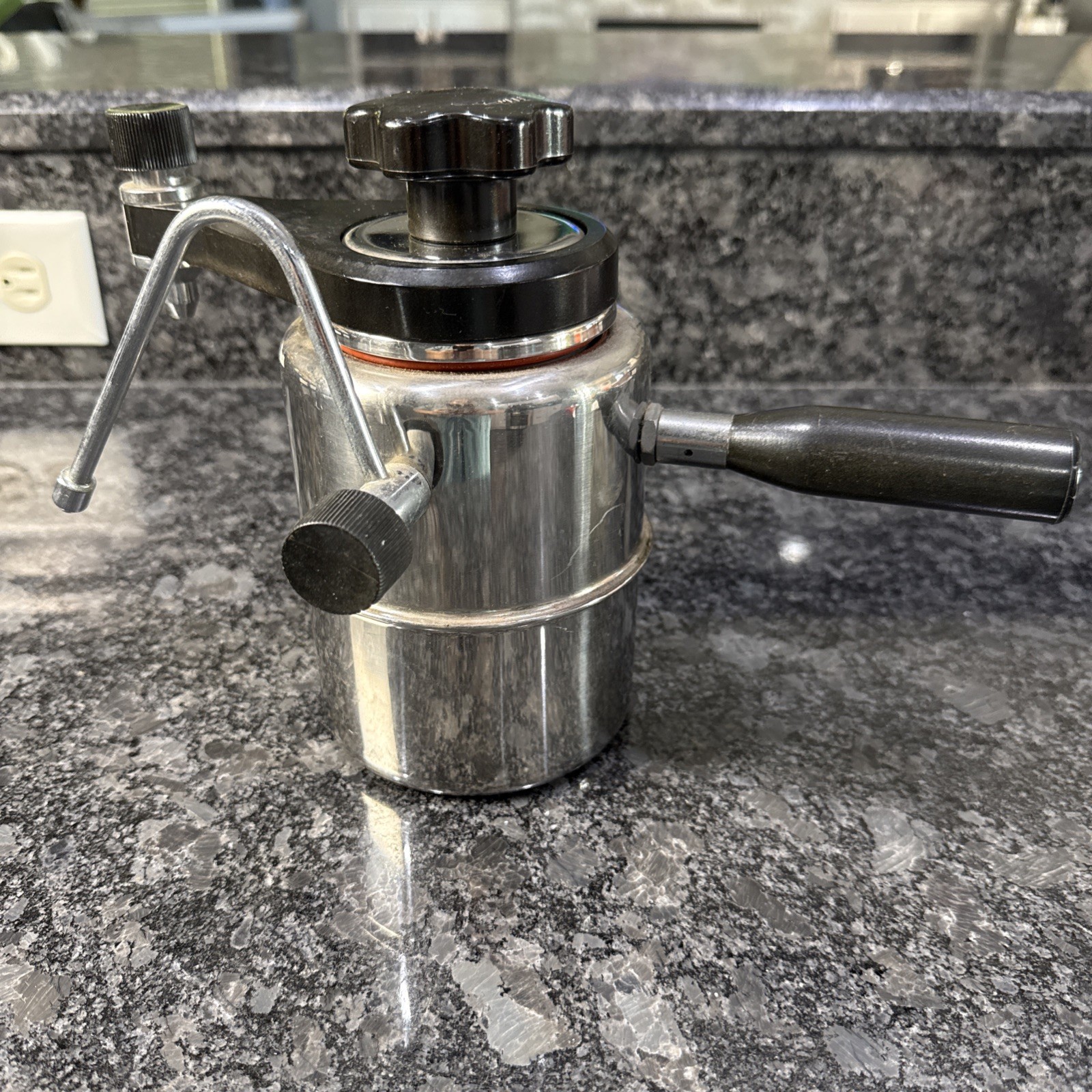 Vintage Stovetop Stainless Espresso Coffee Maker Steamer Bellman CX-25 Style