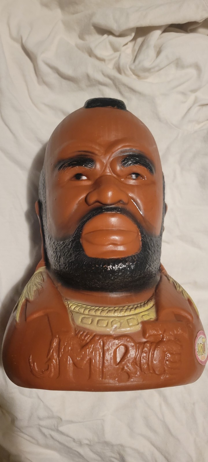 Mr. T Vintage 1983 Bank Ruby-Spears Plastic No. 20 with original sticker Clean Mr. T Vintage 1983 Bank Ruby-Spears Plastic No. 20 with original sticker Clean