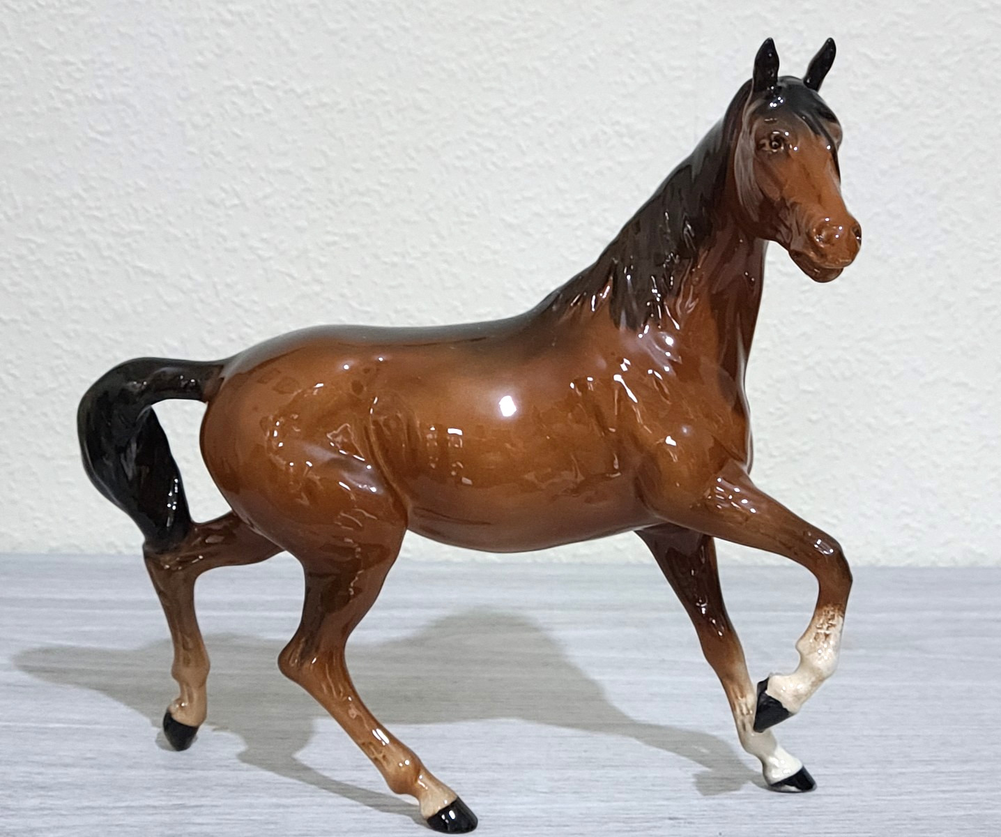 Beswick Spirit of the Wind Rare Bay Brown Gloss Factory Freestanding Model 2688