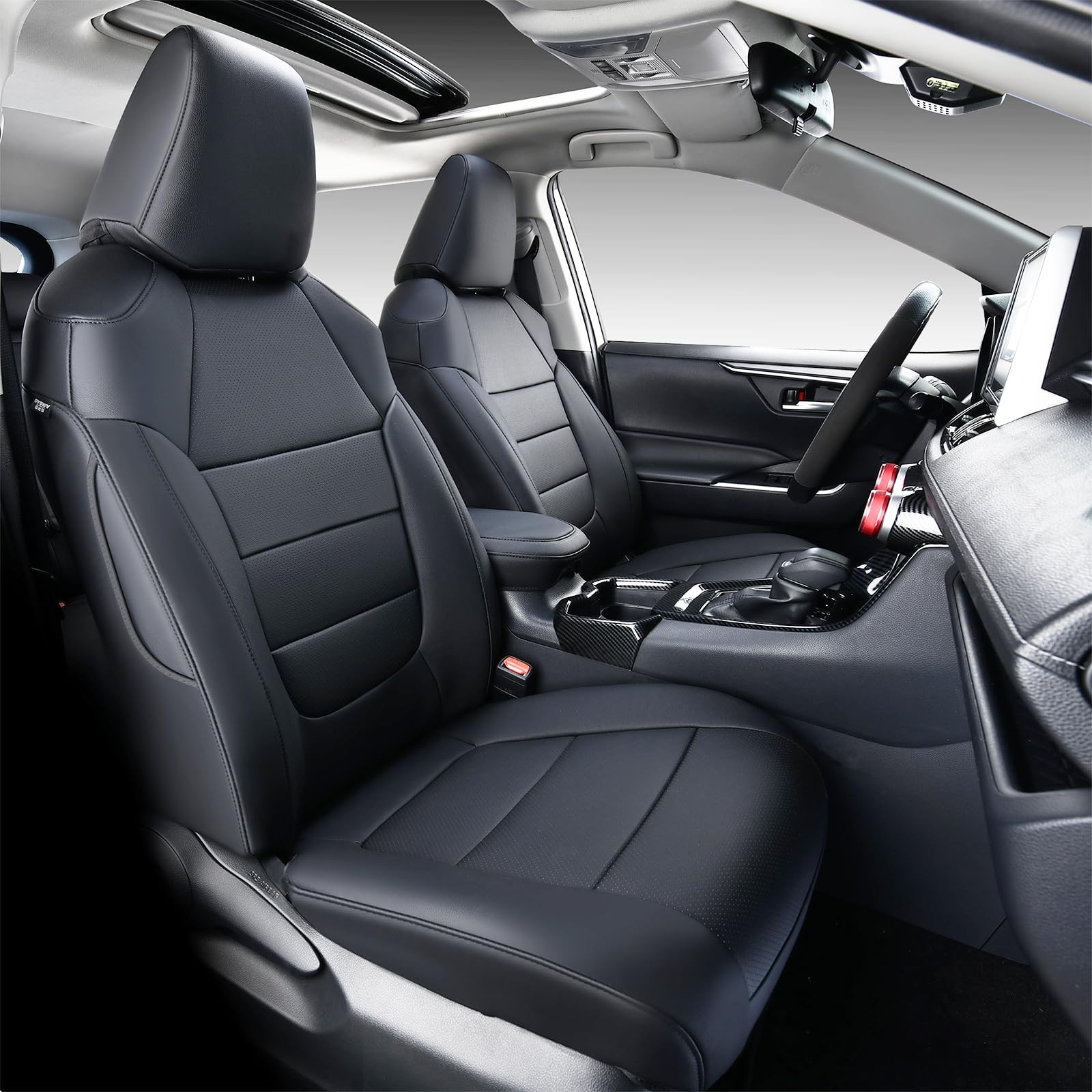 RAV4 Seat Covers, Custom Fit Toyota RAV4 2019 2020 2021 2022 2023 2024 2025, ...