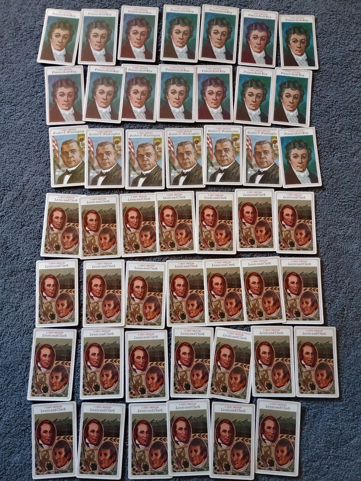 Vintage 1975 bobs big boy trading cards lot - # 20 21 22 