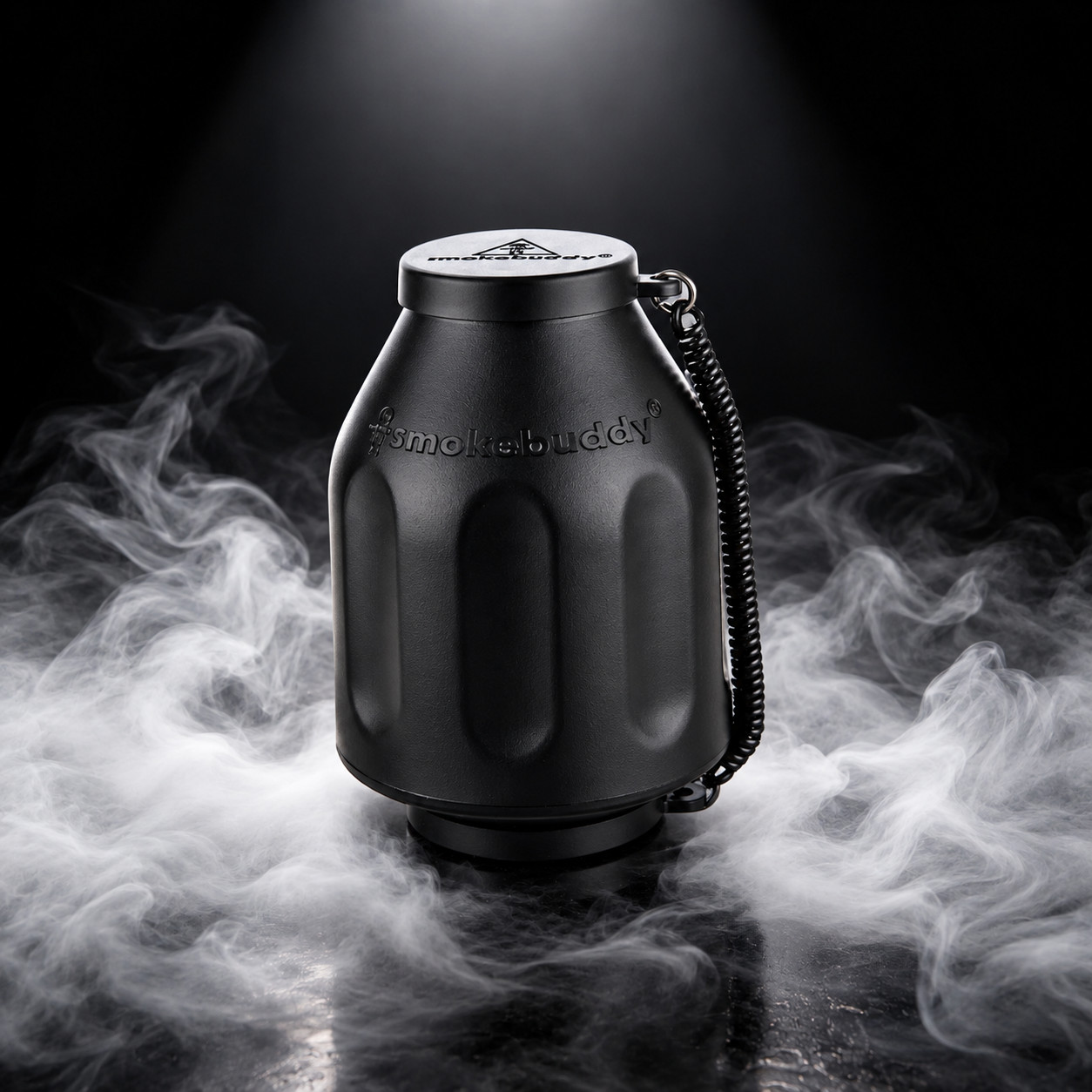 Smoke Buddy Original Black Personal Air Filter Odor Eliminator Portable Keychain
