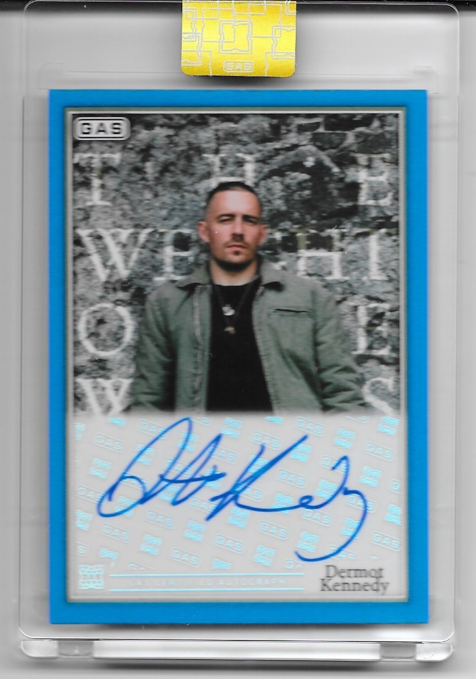 2026 GAS x Complex Dermot Kennedy Blue FOIL AUTO RC 11/30 #DK-1 RARE SP Irish