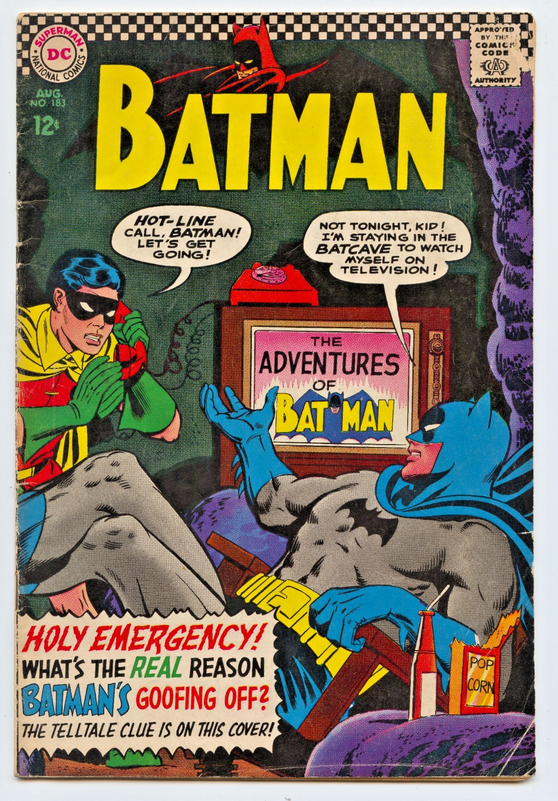 Batman #183 DC Comics 1966 2nd Second Appearance Poison Ivy Silver Age FN/VF